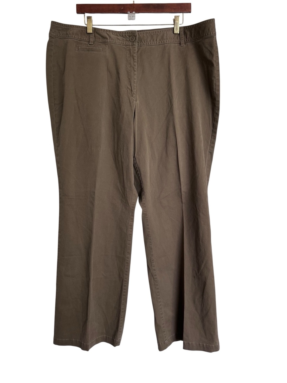 Talbots 18W Heritage Brown/Tan pants
